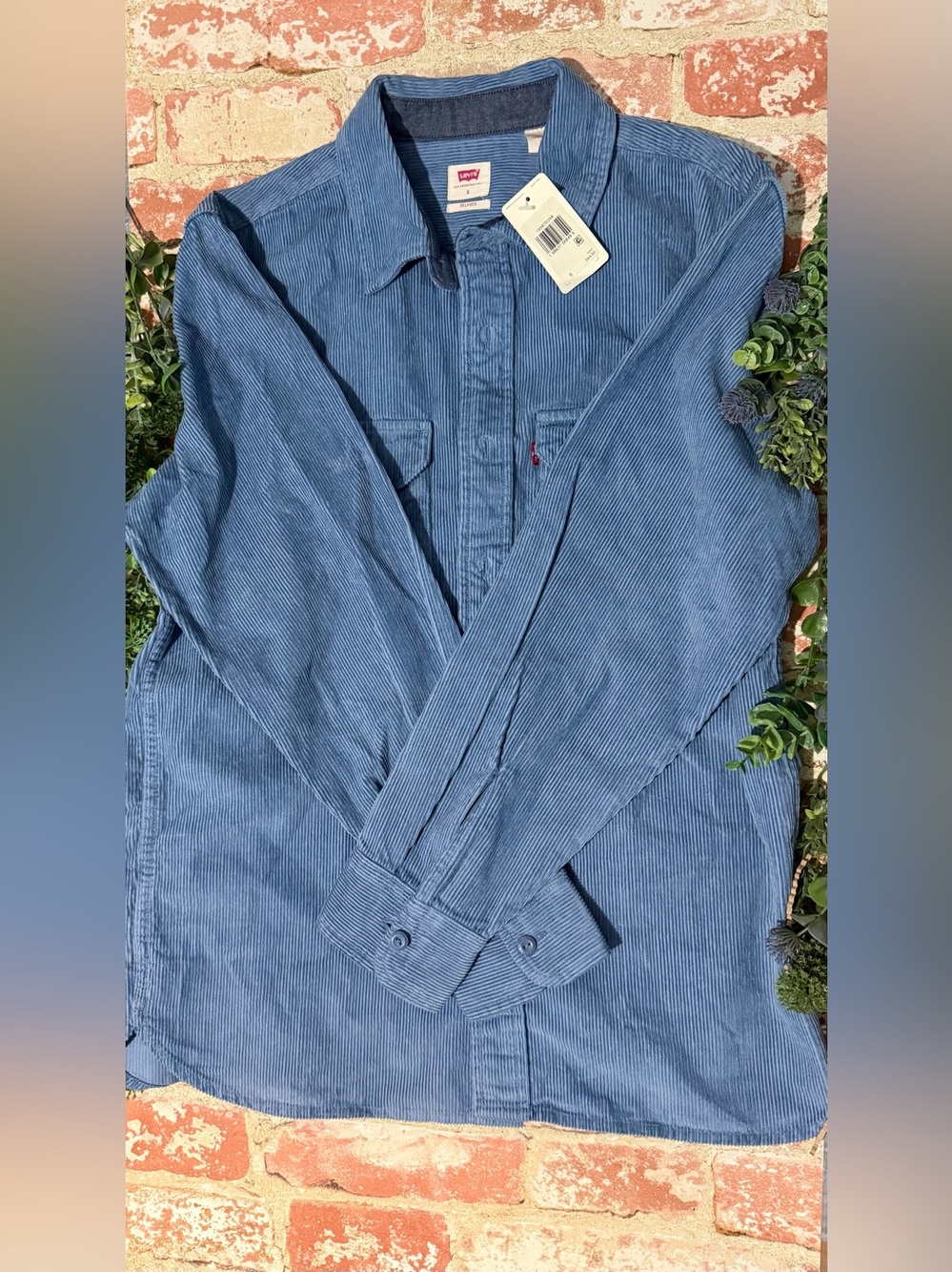 Levi's Light Blue Corduroy Workshirt